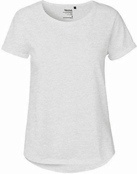 Neutral Rundhalsshirt Damen Roll Up Sleeve T-Shirt / Single Jersey Strick günstig online kaufen