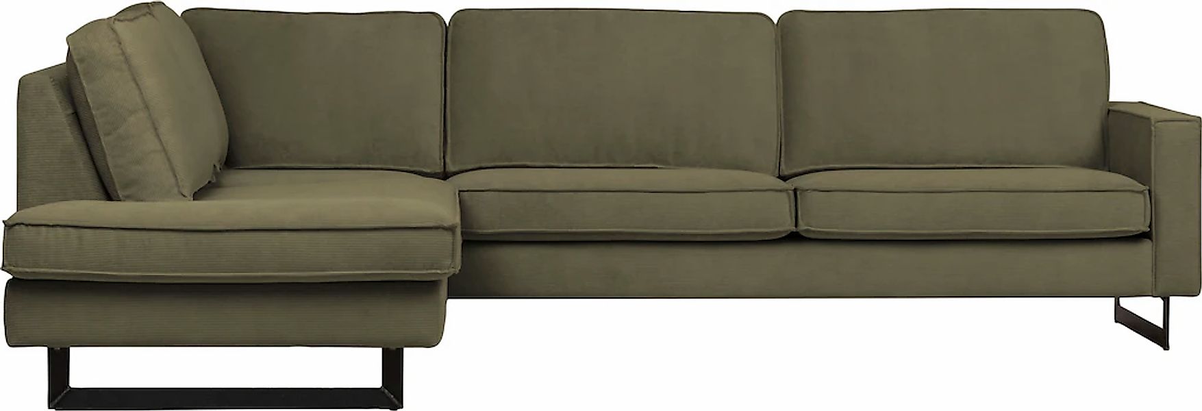 Home affaire Ecksofa "Pinto, 290 cm, Cord, Chenille, Lederoptik, Ottomane l günstig online kaufen