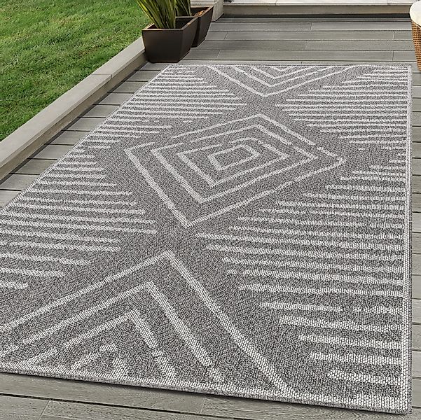 Carpettex Outdoorteppich Gestreift Design, Läufer, Höhe: günstig online kaufen