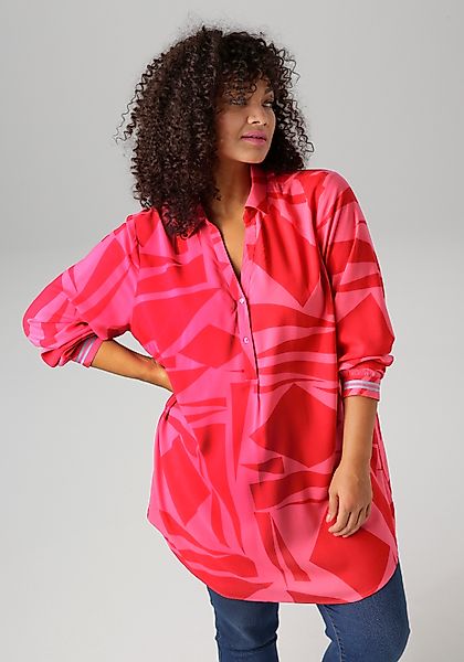Aniston PLUS Longbluse mit farbenfrohem, großflächigem günstig online kaufen