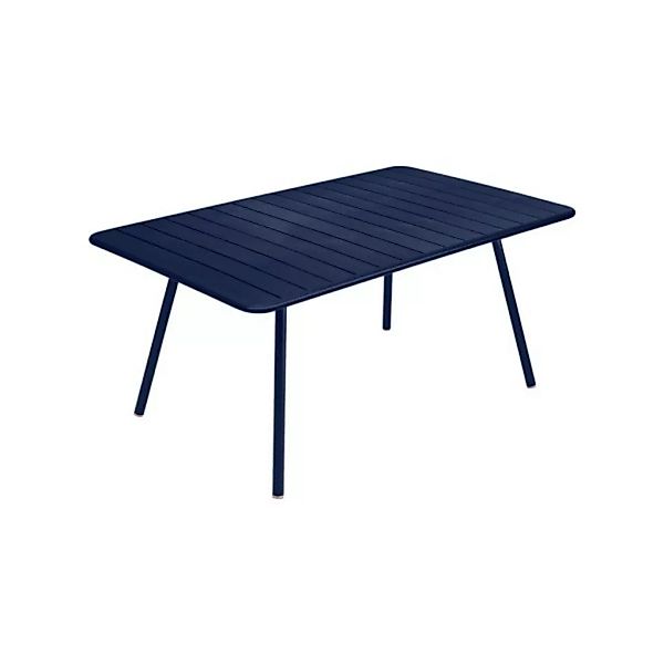 Luxembourg Outdoor-Tisch 165x100 cm Abyssblau günstig online kaufen