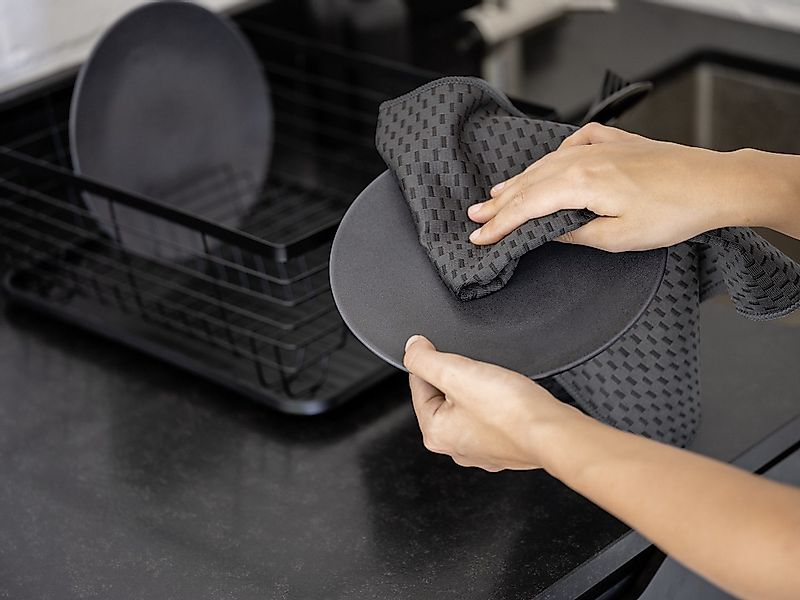 WENKO Geschirrtuch »Modell Miko« Mikrofaser, zum Abtrocknen & Polieren, sau günstig online kaufen