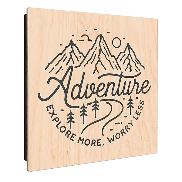 Banjado Großer Schlüsselkasten Holz 30x30cm Schwarz Scharnier Links 50 Hake günstig online kaufen