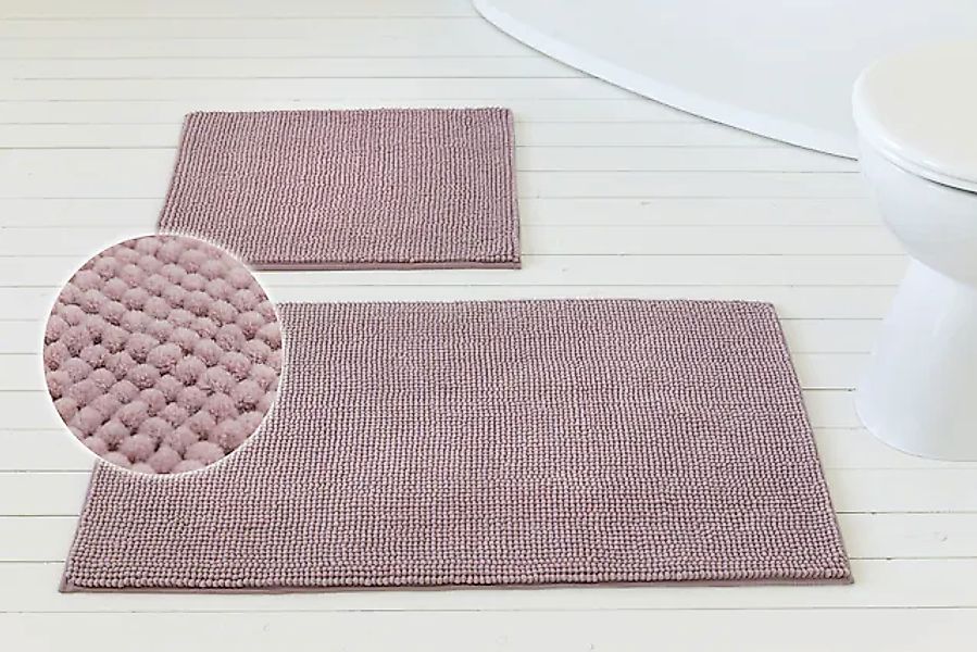 my home Badematte »Kaelan«, rutschhemmend beschichtet, fußbodenheizungsgeei günstig online kaufen