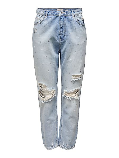 ONLY Onljanet Reg Boyfriend Jeans Damen Blau günstig online kaufen