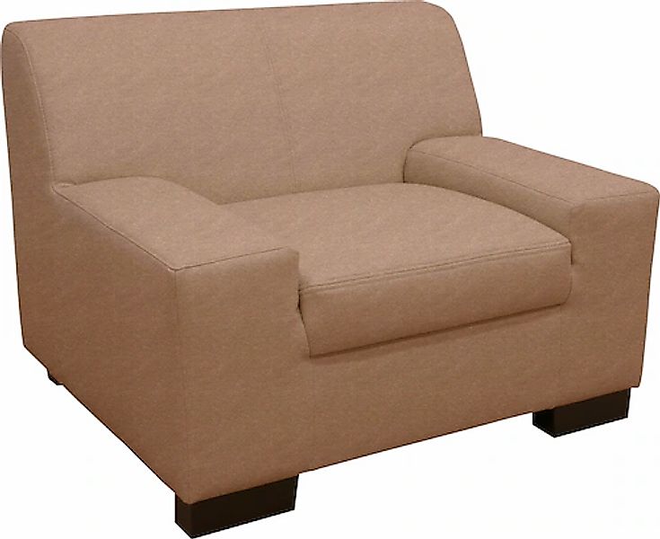 DOMO collection Sessel »Norma kubisch und zeitlos, komfortabel, flache Arml günstig online kaufen