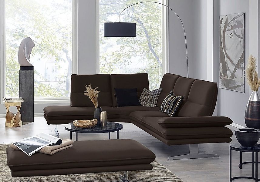 W.SCHILLIG Ecksofa "broadway, Designsofa, mit tollem Sitzkomfort, L-Form" S günstig online kaufen