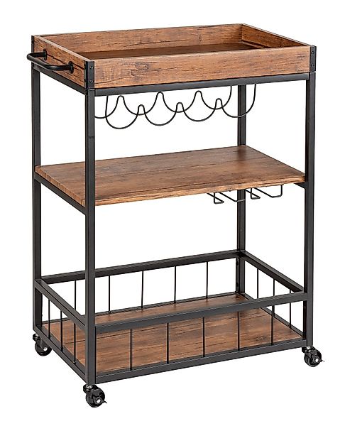 WENKO Servierwagen Modell Rustico, Küchenwagen mit günstig online kaufen