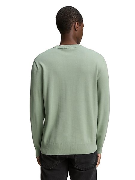 TOM TAILOR Denim Strickpullover in melierter günstig online kaufen
