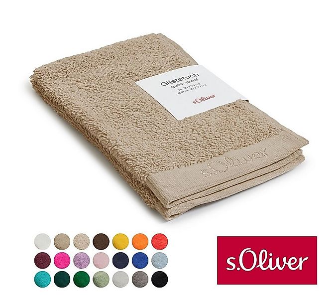 s.Oliver Gästehandtuch s.Oliver, Premium Qualität, 600 gr/m², auch als Sets günstig online kaufen