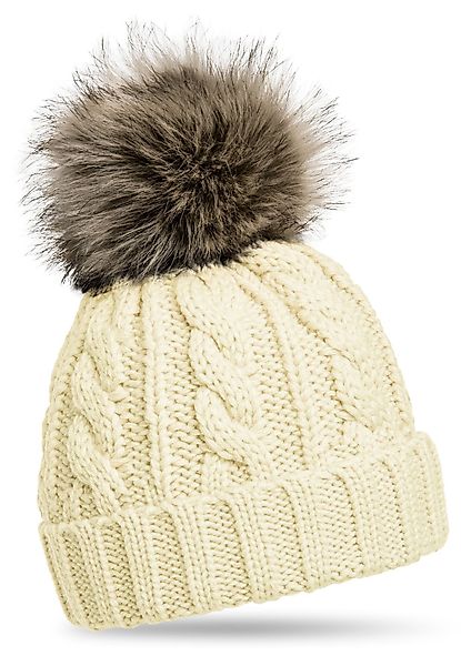 Caspar Bommelmütze MU104 Damen Winter Strickmütze günstig online kaufen