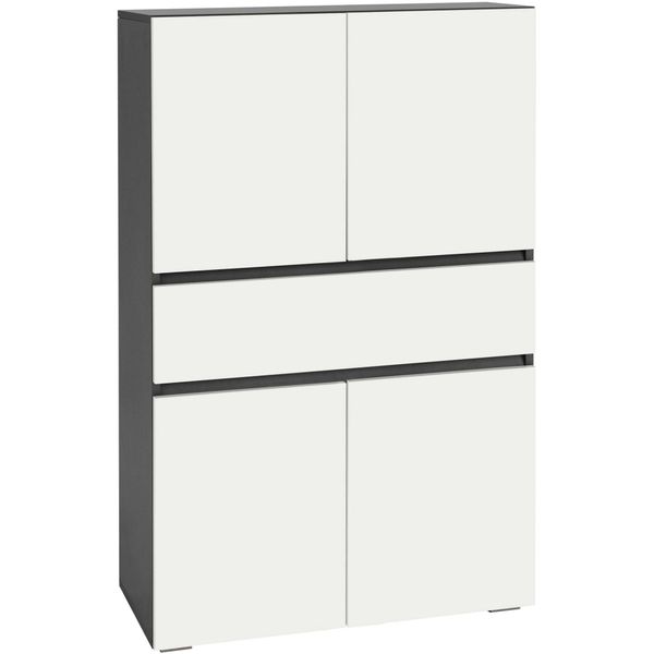 Home affaire Midischrank "Wisla" mit 4 Türen & 1 Schublade, Breite 76 cm, H günstig online kaufen