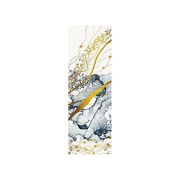 Sanders & Sanders Poster Figurative Motive Blau Weiß und Gold 0,9 x 2,7 m 6 günstig online kaufen