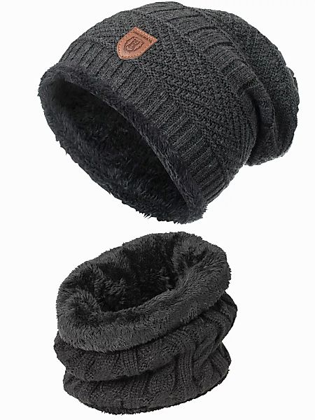 Indicode Strickmütze Siracusa Set aus Mütze günstig online kaufen
