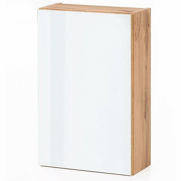 Held Möbel Hängeschrank Pisa 40 cm Weiß-Wotaneiche günstig online kaufen