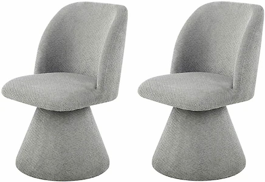 HELA Drehstuhl »BARI« (Set) 2 Stk.360° drehbar, Polsterfuß, Webstoff, fest günstig online kaufen