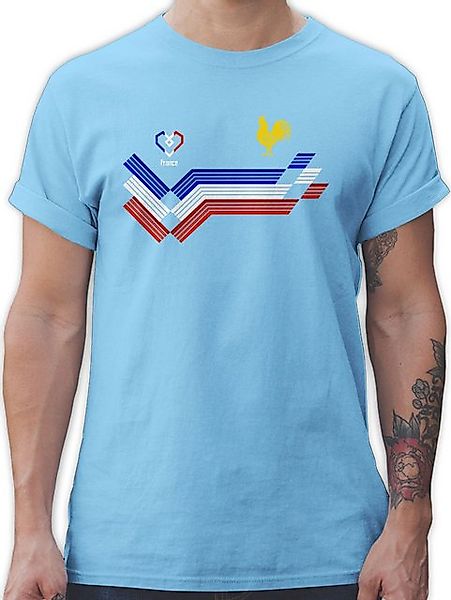 Shirtracer T-Shirt France Fanartikel EM, Frankreich Wappen 2026 Fussball WM günstig online kaufen