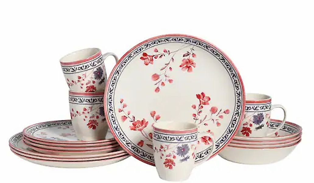 CreaTable Kombiservice »Cottage, Kombi-Service 16-tlg«, (Set, 16 tlg.), Blu günstig online kaufen