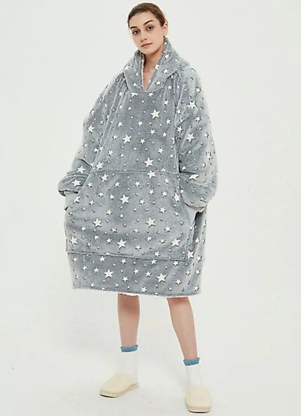 fashionshowcase Fleecepullover Kuscheldecke Unisex Pulloverdecke – Oversize günstig online kaufen