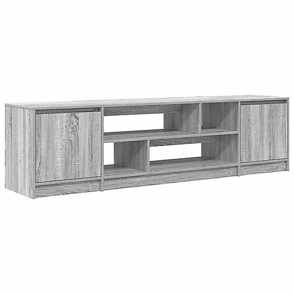 vidaXL TV-Schrank TV-Schrank Grau Sonoma 188,5x41x50 cm Holzwerkstoff (1-St günstig online kaufen