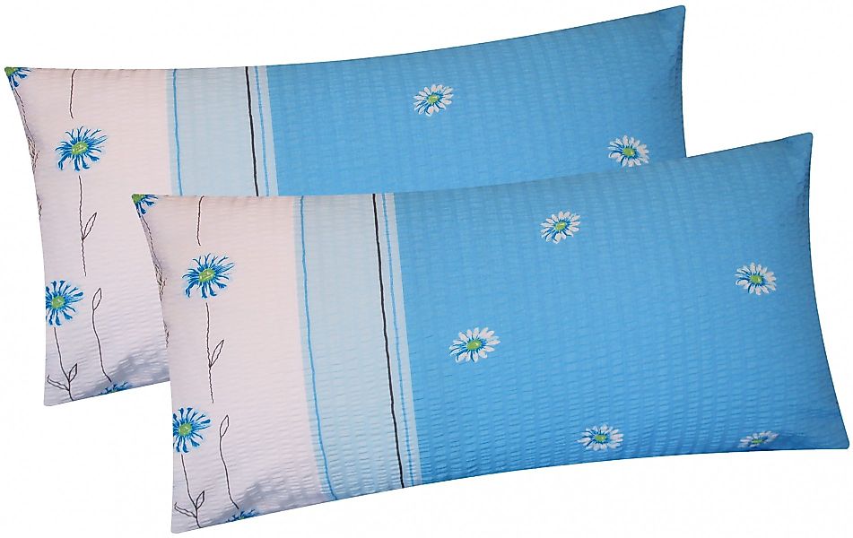 Heubergshop Kissenbezug, (2 Stück), Seersucker, 40x80cm günstig online kaufen