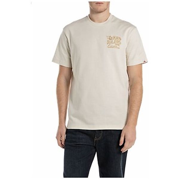 Replay  T-Shirt T-Shirt aus Naturseil günstig online kaufen
