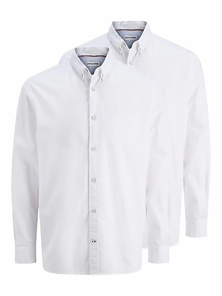 Jack & Jones Langarmhemd "JJOXFORD DETAIL SHIRT LS 2 PACK MP" Packung, 2 St günstig online kaufen