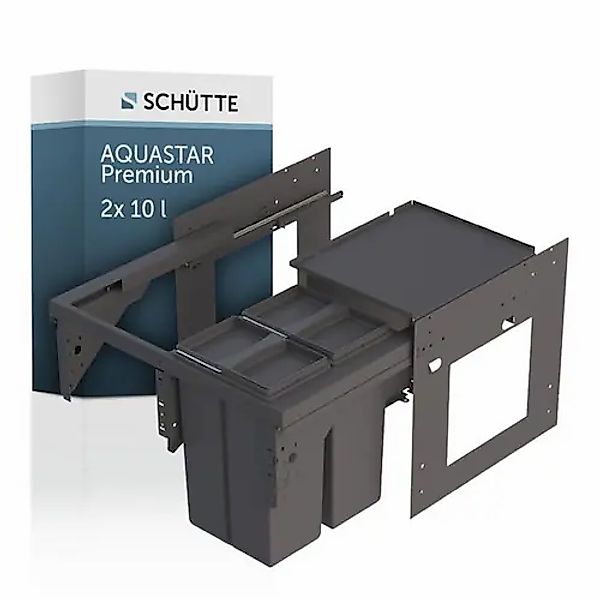 Schütte Mülltrennsystem »Aquastar«, 2 Behälter, zum Einbau, 60cm, 2 Fächer, günstig online kaufen
