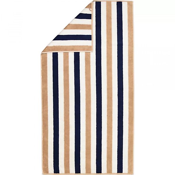 Cawö Handtücher Coast Stripes 6213 - Farbe: navy-natur - 31 - Duschtuch 70x günstig online kaufen