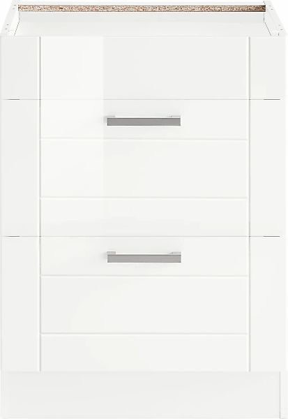 KOCHSTATION Kochfeldumbauschrank »KS-Tinnum« 60 cm breit, 2 Auszüge, Metall günstig online kaufen