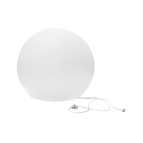 Pedrali - Happy Apple 330 Bodenleuchte - opal/Kabel transparent/Ø 50cm günstig online kaufen