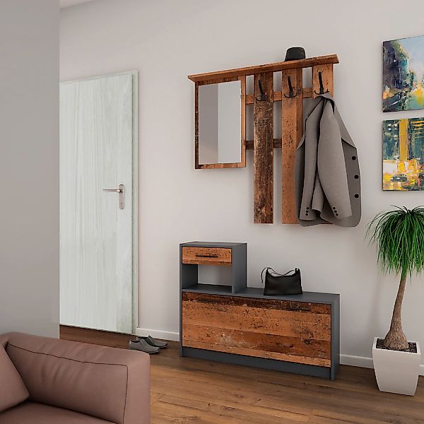 byLIVING Garderoben-Set "Tamina" 2 Stk. tlg. günstig online kaufen