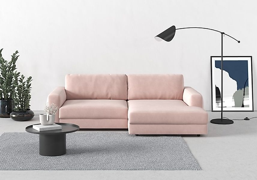 TRENDMANUFAKTUR Ecksofa »Bourbon, Mega Designsofa mit tollem Sitzkomfort, B günstig online kaufen