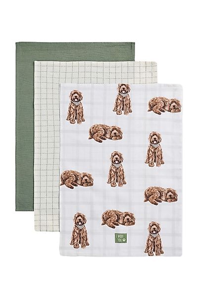 Next Geschirrtuch Geschirrtücher mit Labradoodle Louie günstig online kaufen