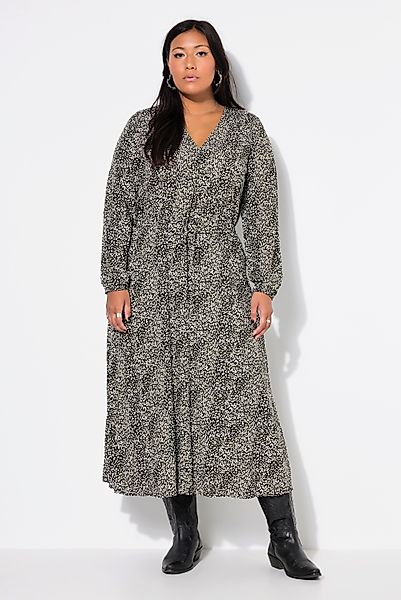 Studio Untold Maxikleid Maxikleid A-Line Leo-Print günstig online kaufen