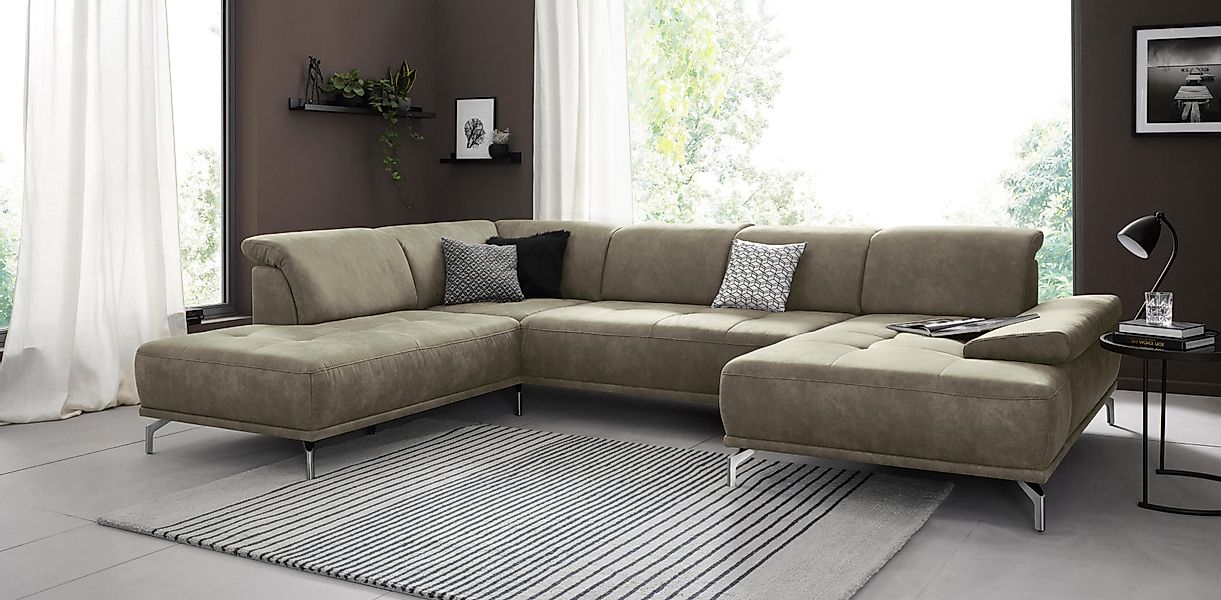 Places of Style Wohnlandschaft "Caluna", Inkl.Sitztiefenverstellung, wahlwe günstig online kaufen