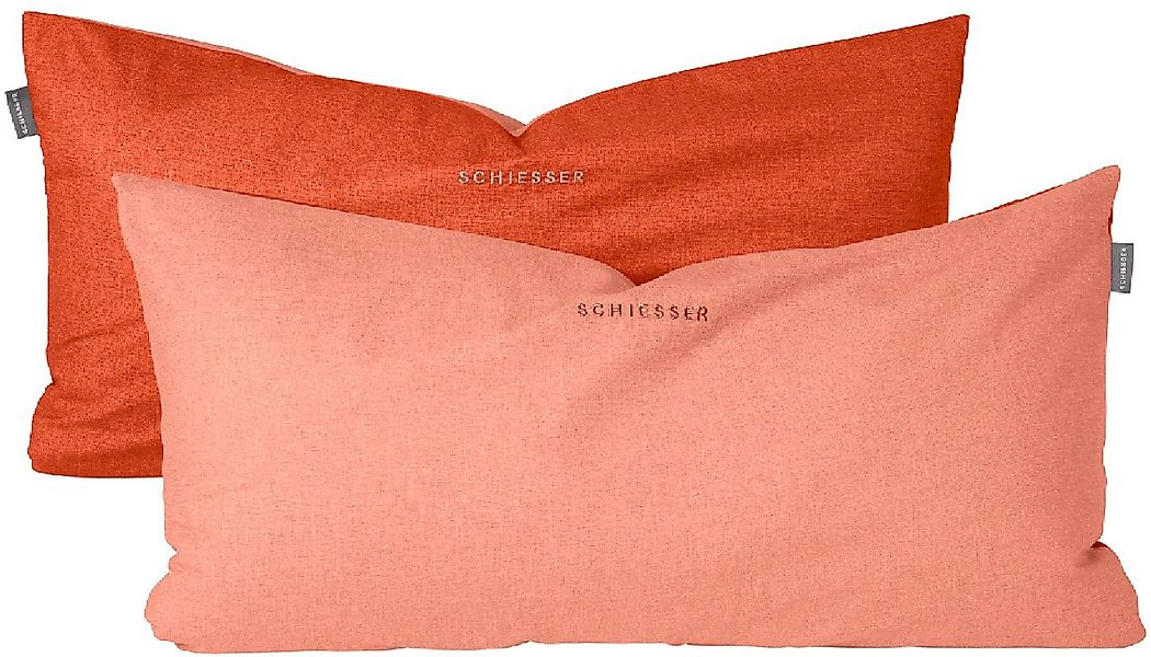 Schiesser Kissenhüllen Doubleface aus weicher Baumwolle günstig online kaufen