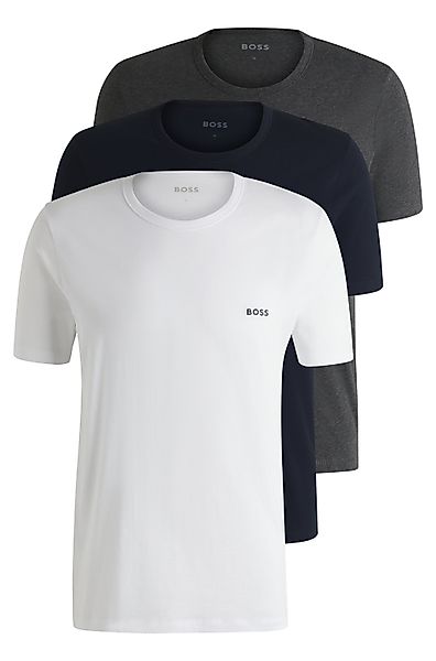 BOSS T-Shirt "Rundhals BOSS ONE" Packung, 3er-Pack, 3 Stk. mit dezentem BOS günstig online kaufen