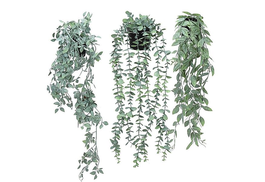 Kunstranke Künstliche Hängepflanzen 3er-Pack Gefälschte Hängepflanzen Gefäl günstig online kaufen