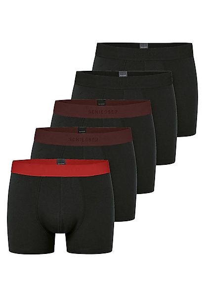 Schiesser Boxershorts 95/5 Multipacks (5er Pack) ohne Eingriff, angenehm we günstig online kaufen