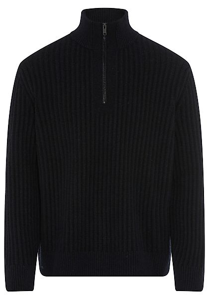 BOSS ORANGE Strickpullover Kwinter Troyer-Kragen, Rippstrick, günstig online kaufen