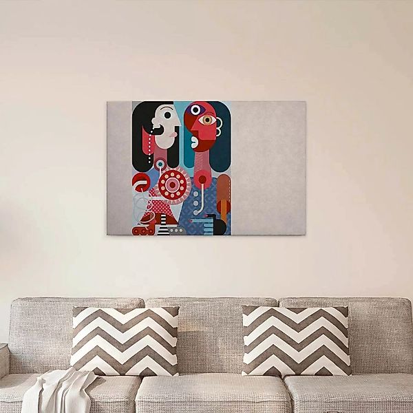 A.S. Création Leinwandbild "couples 3", Kunst-Abstrakt-Kinder, (1 St.), Kei günstig online kaufen