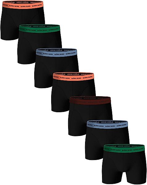 Bjorn Borg Boxers Cotton Stretch 7-Pack Schwarz - Größe XL günstig online kaufen