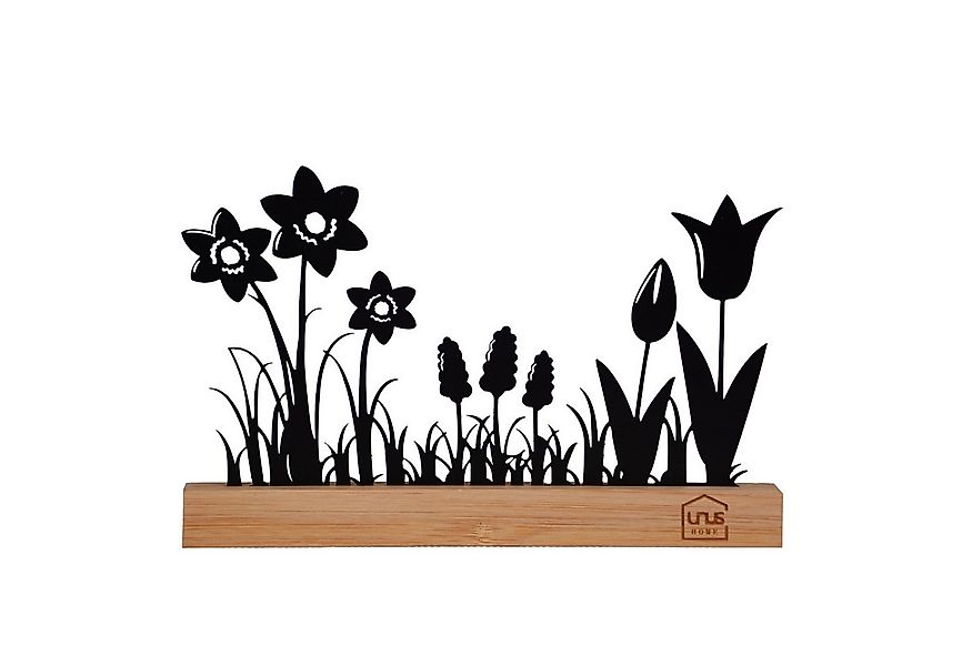 UNUS HOME Dekofigur (Schwarz), Frühlingsaufsteller, Blumendekoration, Blume günstig online kaufen