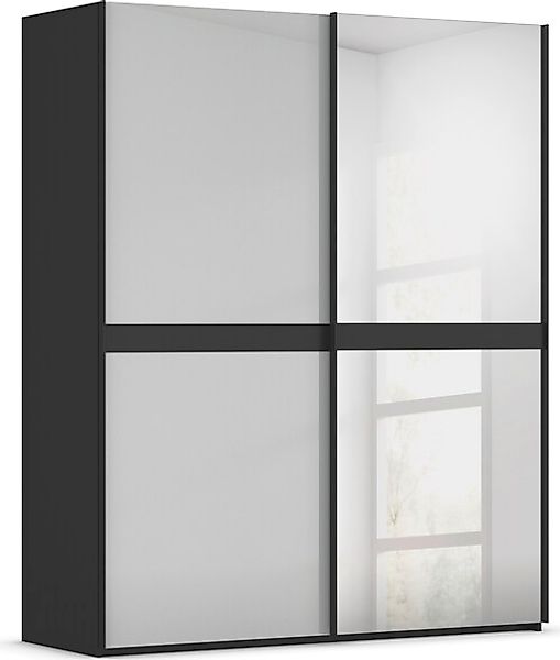 rauch Schwebetürenschrank "Scale-LINE", edle Optik mit Bauchbinde mit Glas/ günstig online kaufen