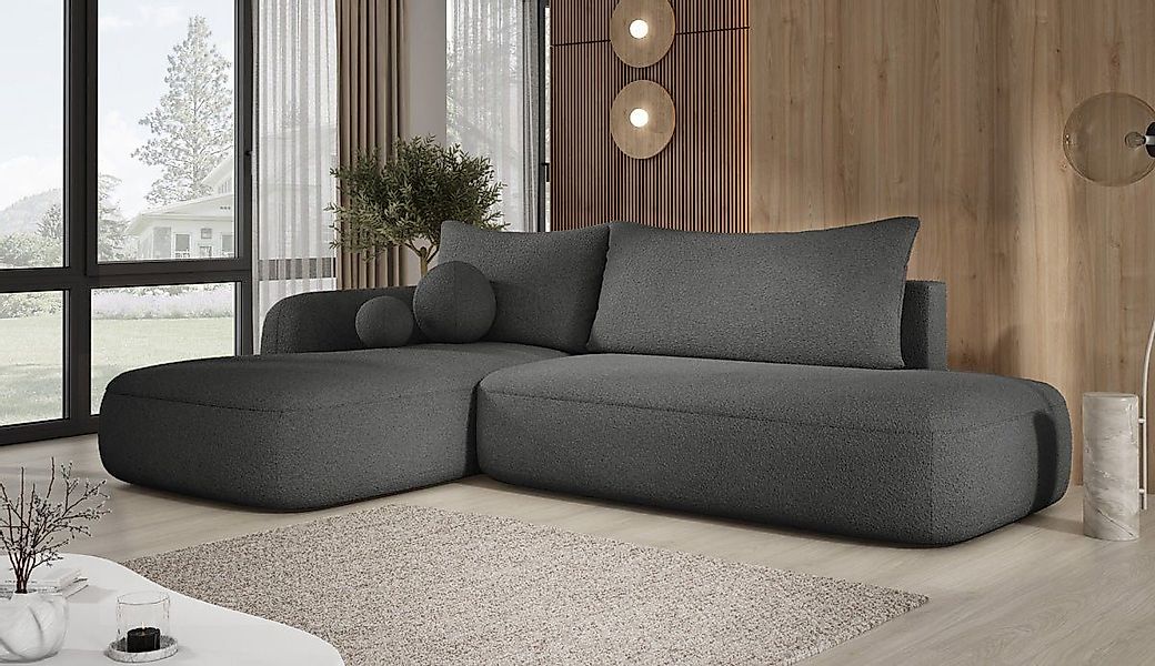 Luxusbetten24 Schlafsofa Designer Sofa Babu Bouclé, günstig online kaufen