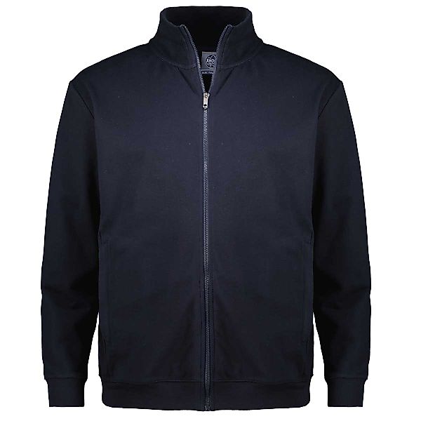 Ahorn Sweatjacke aus Baumwolle Farbe dunkelblau Größe: 10XL günstig online kaufen