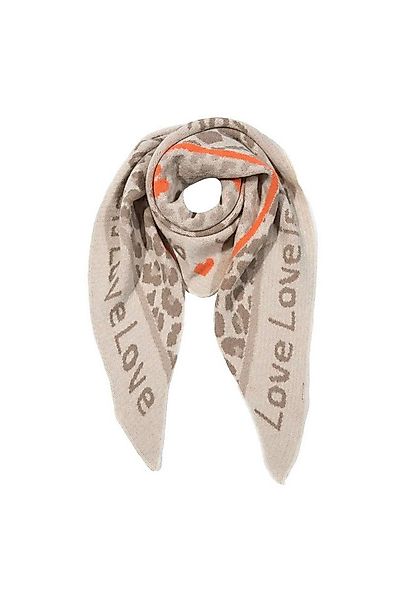 Faera Modeschal Animal Love Dreieckstuch elastischer Strick Leo Muster, 814 günstig online kaufen