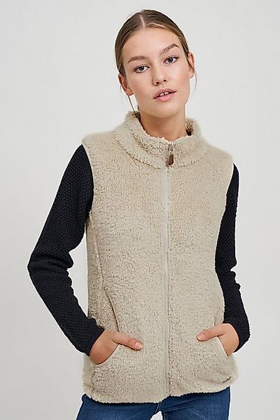 OXMO Sweatweste OXTheri Weste aus Teddy-Fleece Stoff günstig online kaufen