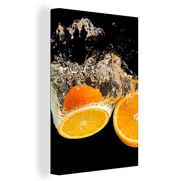 OneMillionCanvasses® Leinwandbild Orange - Stillleben - günstig online kaufen